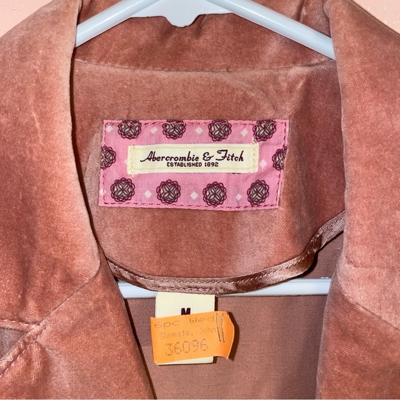 Vintage Abercrombie Velvet Blazer Jacket - Picture 2 of 4